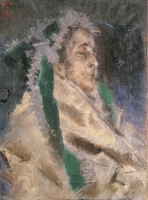 Teresa Sonzogno sul letto di morte - Pinacoteca di Brera, Milano